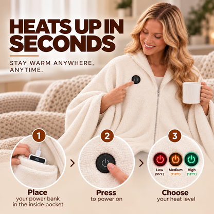 HeatHug - Portable Heated Blanket
